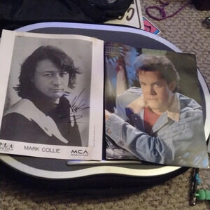 Randy Travis and Mark Collie Autographed Portraits